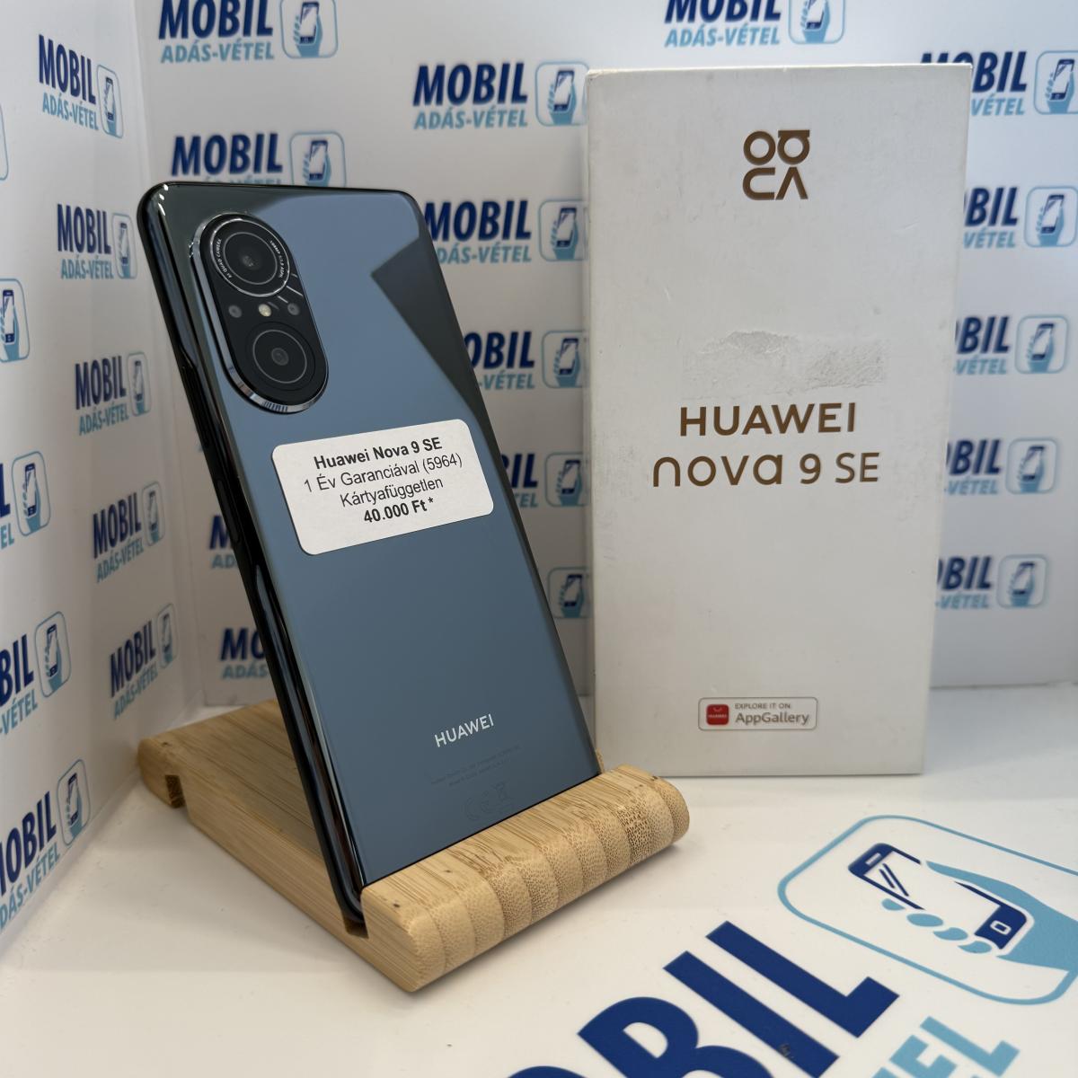 Huawei nova 9 SE Kártyafüggetlen 128 GB, 12 hó garancia, Újszerű