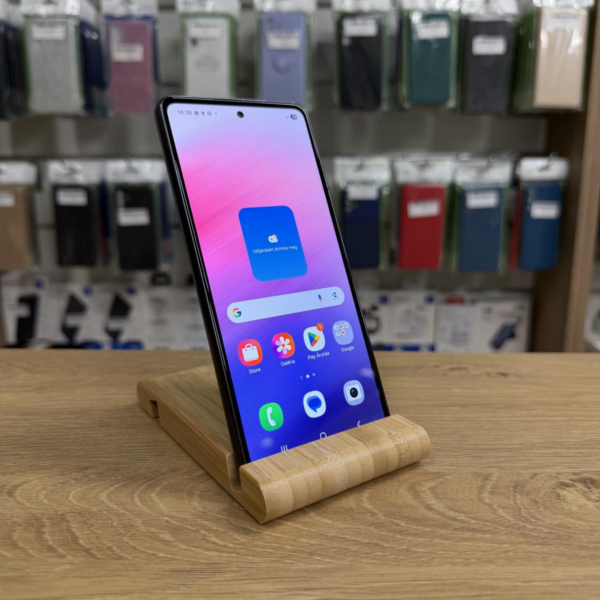Samsung Galaxy A53 5G Kártyafüggetlen 128 GB, 12 hó garancia, Újszerű