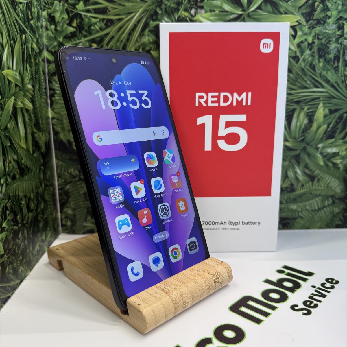 Xiaomi Redmi 15 Kártyafüggetlen 128 GB, 12 hó garancia, Újszerű