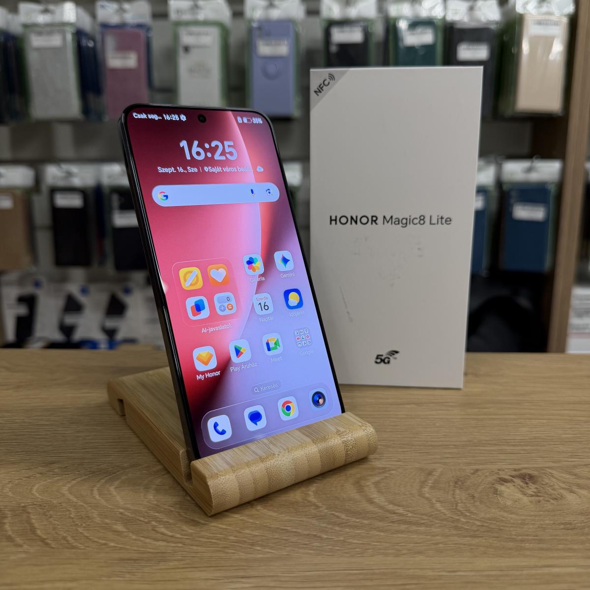 Honor Magic8 Lite Kártyafüggetlen 512 GB, 12 hó garancia, Újszerű