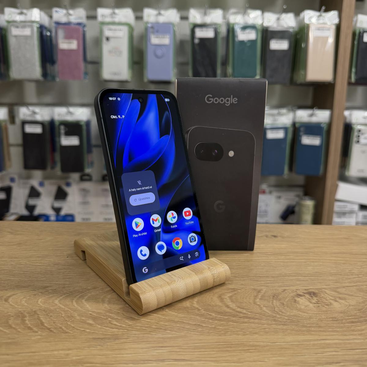 Google Pixel 9a Kártyafüggetlen 128 GB, 12 hó garancia, Újszerű