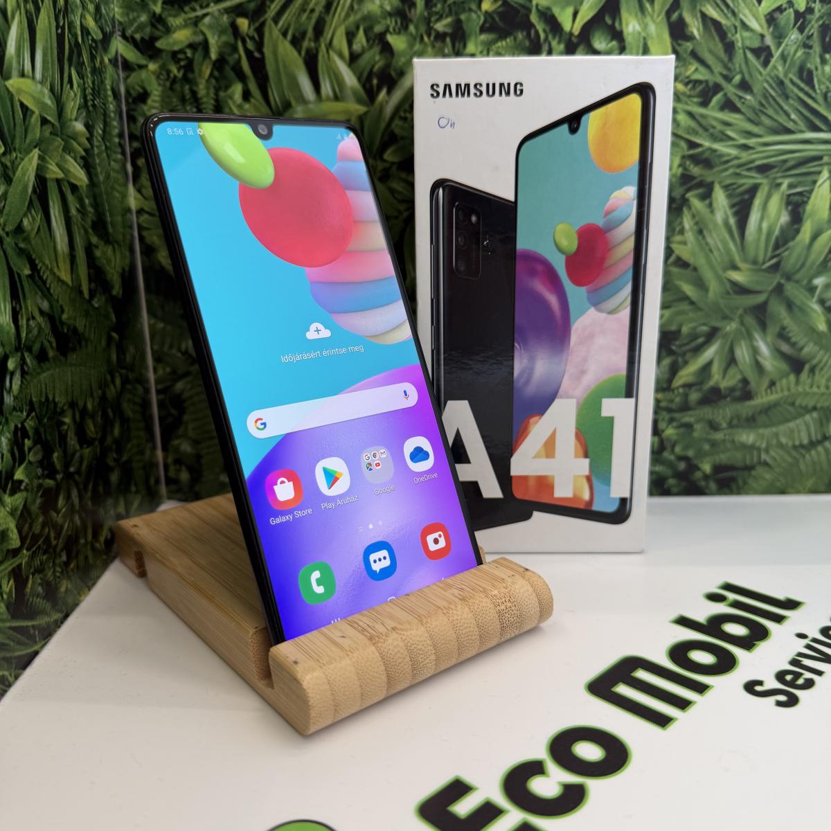Samsung Galaxy A41 Kártyafüggetlen 64 GB, 12 hó garancia, Újszerű