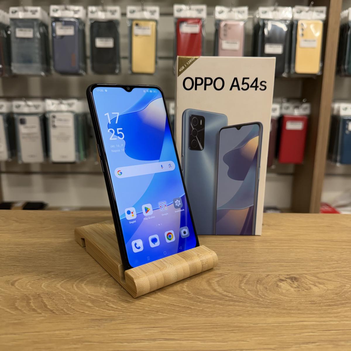 Oppo A54s Kártyafüggetlen 128 GB, 12 hó garancia, Használt