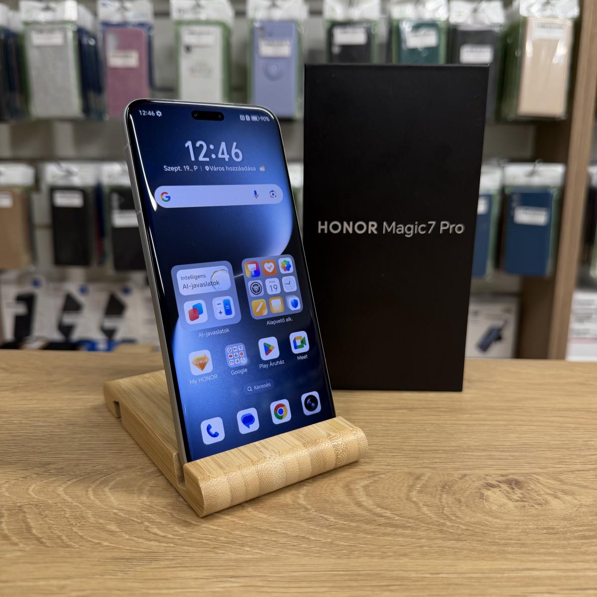 Honor Magic7 Pro 5G Kártyafüggetlen 512 GB, 12 hó garancia, Újszerű