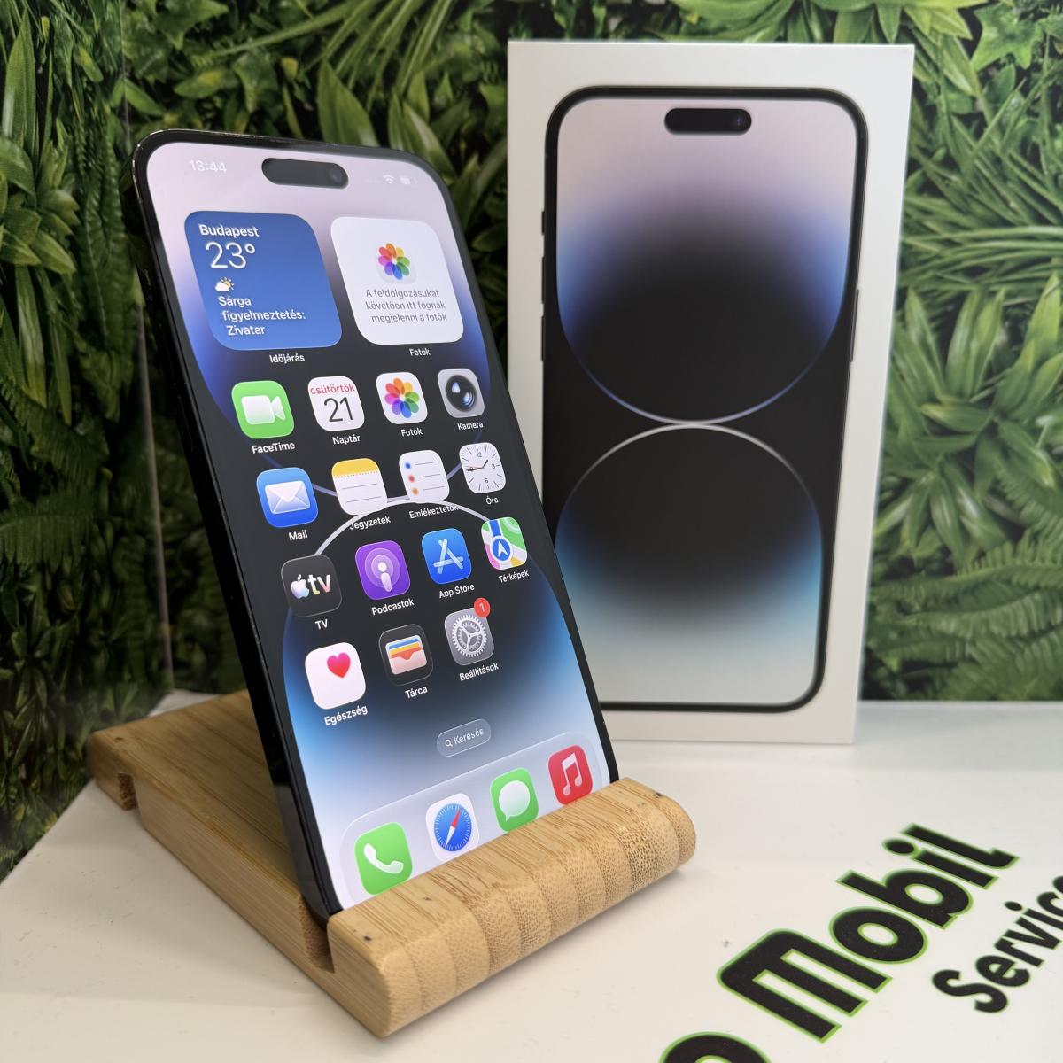 Apple iPhone 14 Pro Max Kártyafüggetlen 128 GB, 12 hó garancia, Újszerű