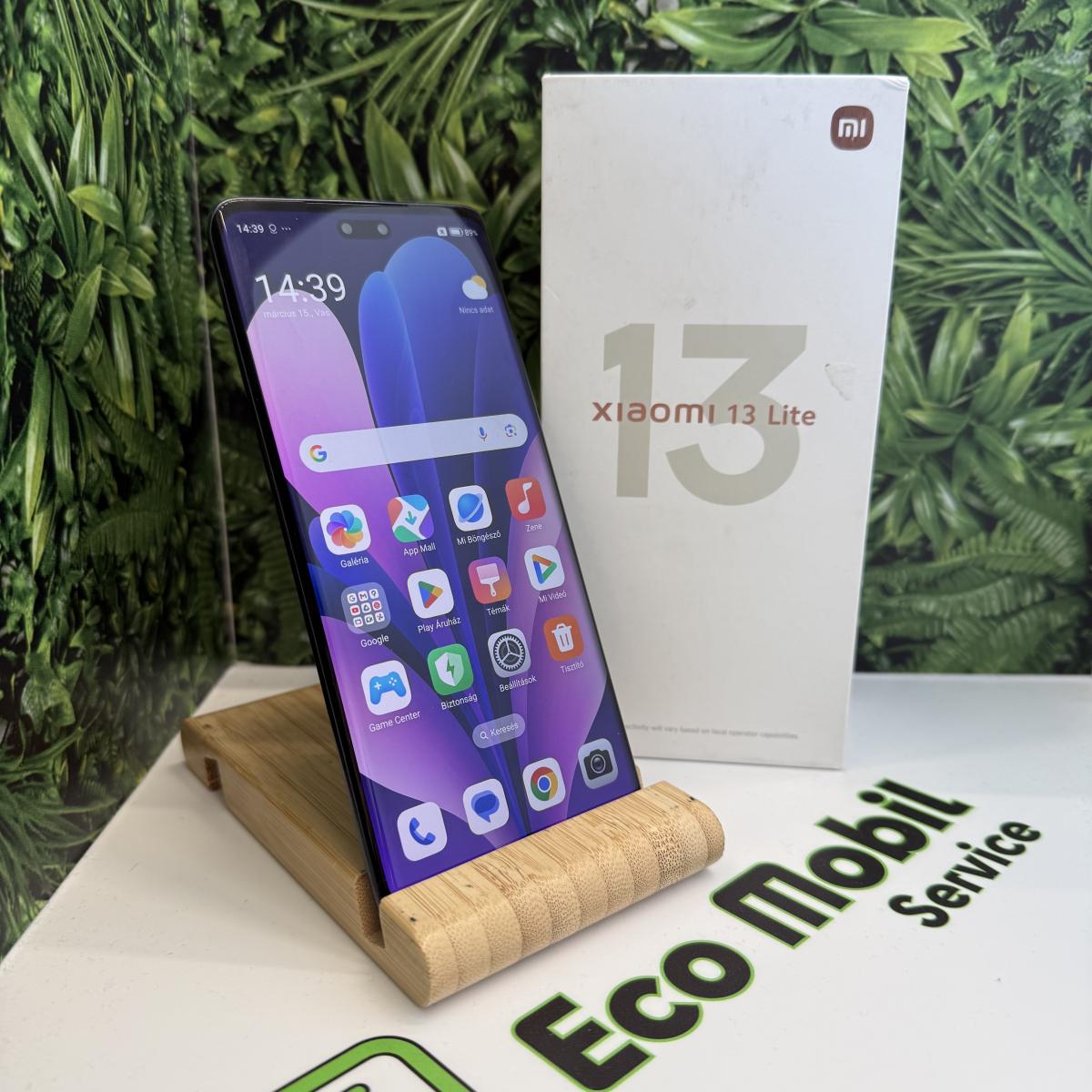 Xiaomi 13 Lite Kártyafüggetlen 256 GB, 12 hó garancia, Újszerű