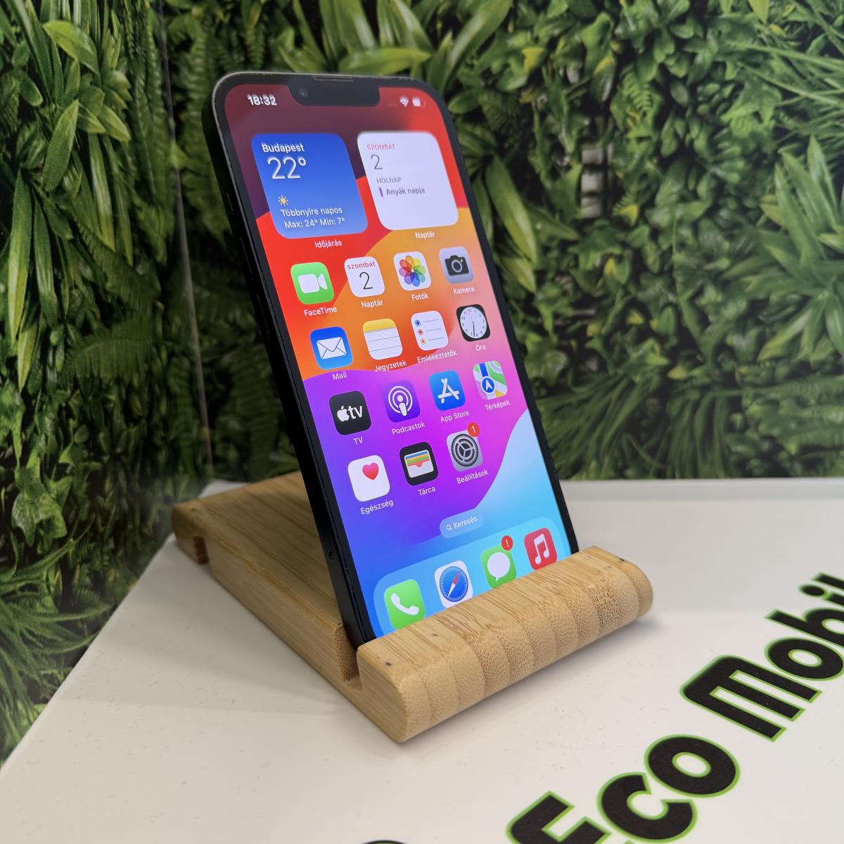 Apple iPhone 13 Kártyafüggetlen 128 GB, 12 hó garancia, Újszerű