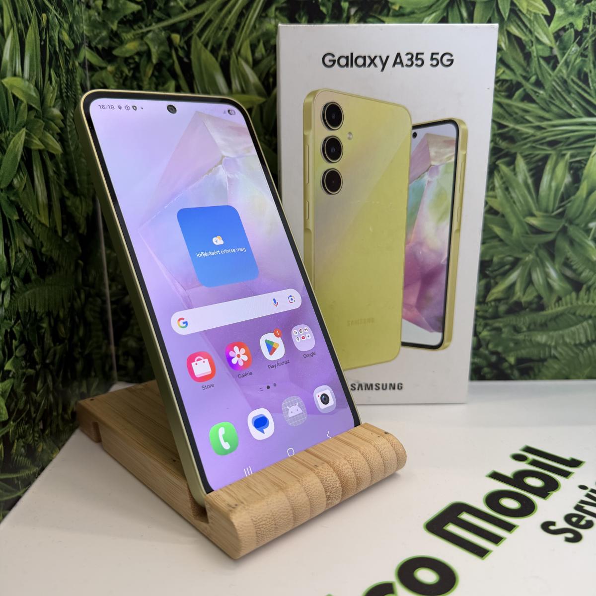 Samsung Galaxy A35 Kártyafüggetlen 128 GB, 12 hó garancia, Újszerű
