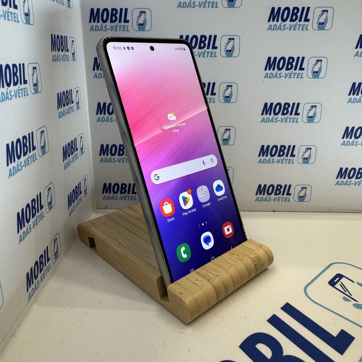 Samsung Galaxy A53 5G Kártyafüggetlen 128 GB, 12 hó garancia, Újszerű