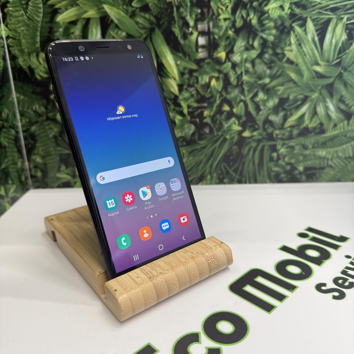 Samsung Galaxy A6 (2018) Kártyafüggetlen 32 GB, 12 hó garancia, Átlagos