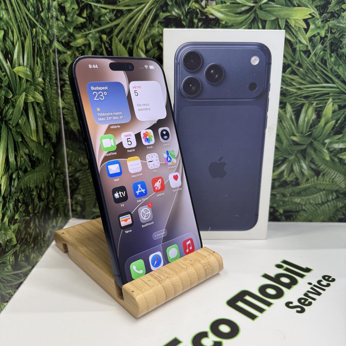 Apple iPhone 17 Pro Max Kártyafüggetlen 256 GB, 12 hó garancia, Újszerű