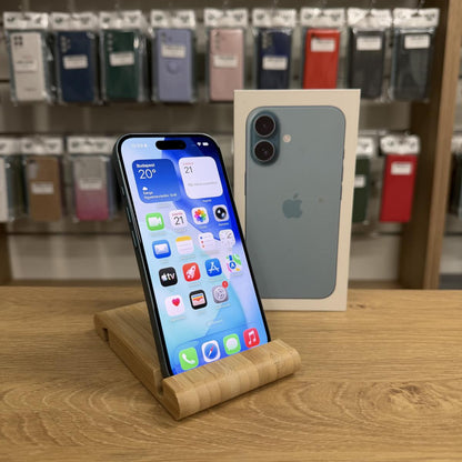 Apple iPhone 16 Kártyafüggetlen 128 GB, 12 hó garancia, Újszerű