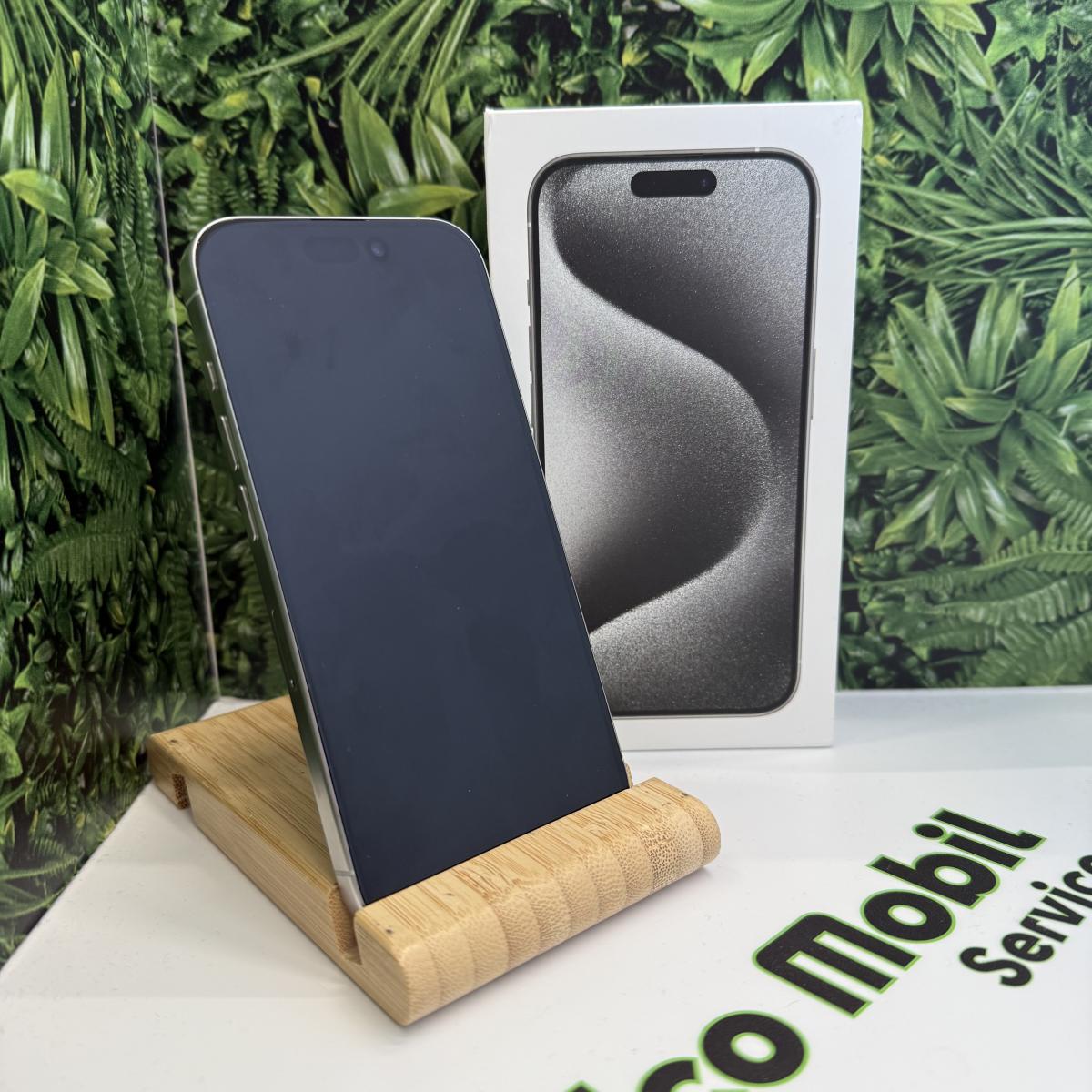 Apple iPhone 15 Pro Kártyafüggetlen 128 GB, 12 hó garancia, Újszerű