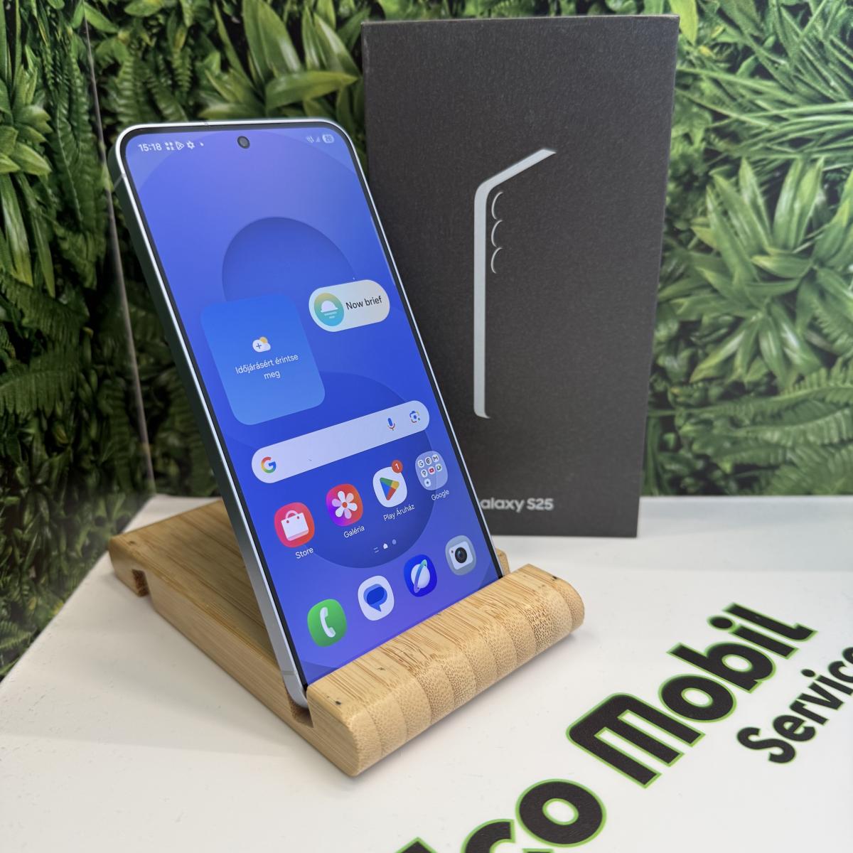 Samsung Galaxy S25 5G Kártyafüggetlen 256 GB, 12 hó garancia, Újszerű