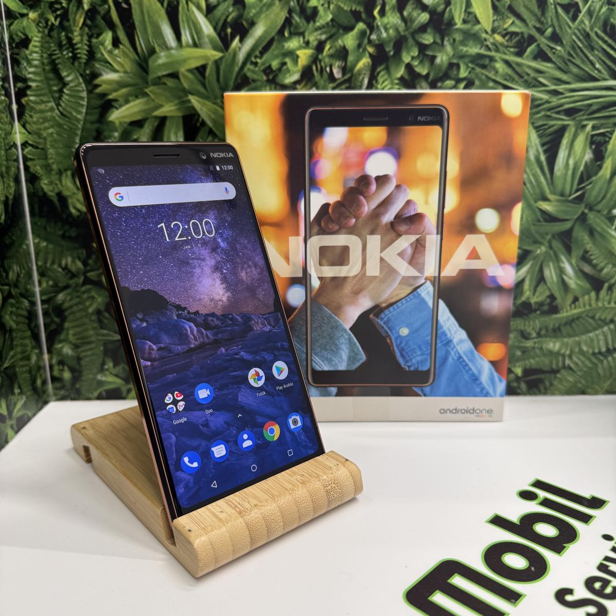 Nokia 7 plus Kártyafüggetlen 64 GB, 12 hó garancia, Újszerű