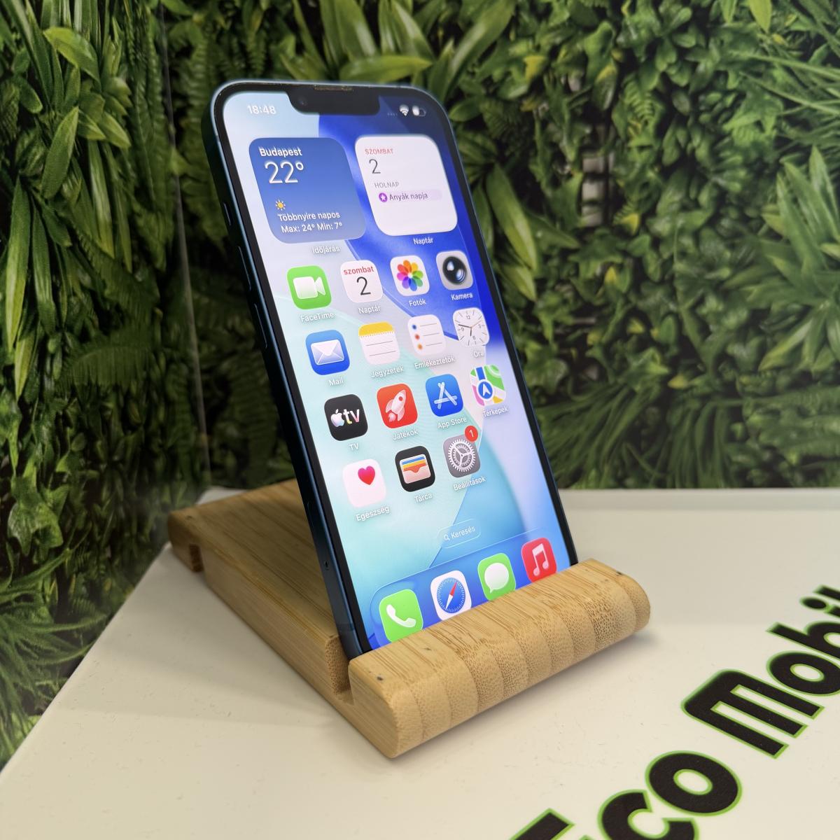 Apple iPhone 13 Kártyafüggetlen 128 GB, 12 hó garancia, Újszerű